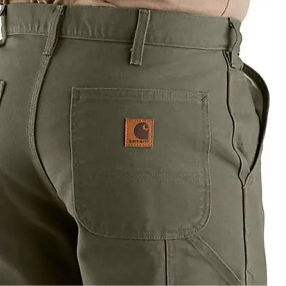 Carhartt Washed Duck Dungaree Cargo Work Pants Size 38x30 - Picture 10 of 10